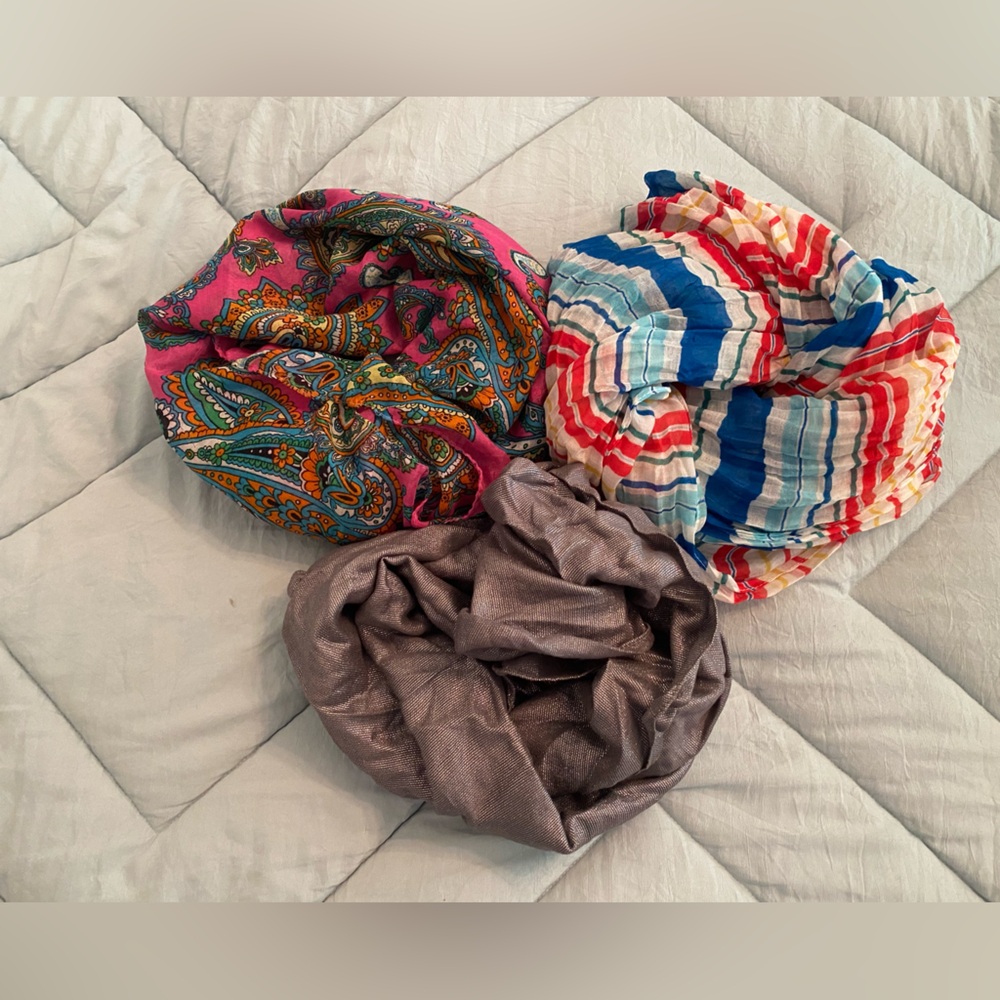 Colorful Women's Scarf Set